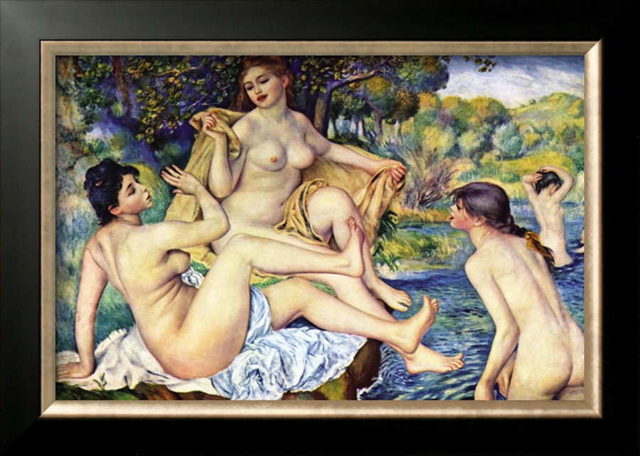The Bathers, 1887 - Pierre Auguste Renoir Painting
